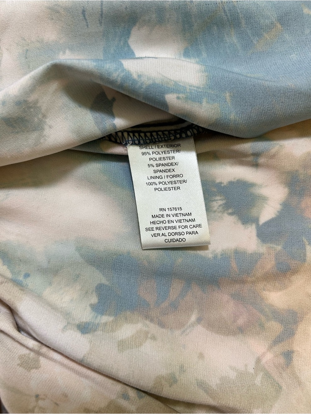 NICOLE MILLER Satin Floral Maxi Slip Dress M Racerback Watercolor With Pockets - Picture 16 of 16